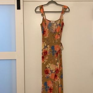 VICI Minuet Floral Wrap Maxi Dress